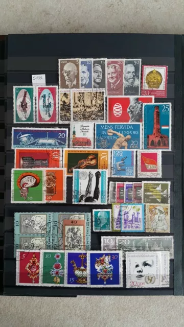 S135 DDR/RDA beau lot de timbres en vrac année 1971 Voir photos pour plus de