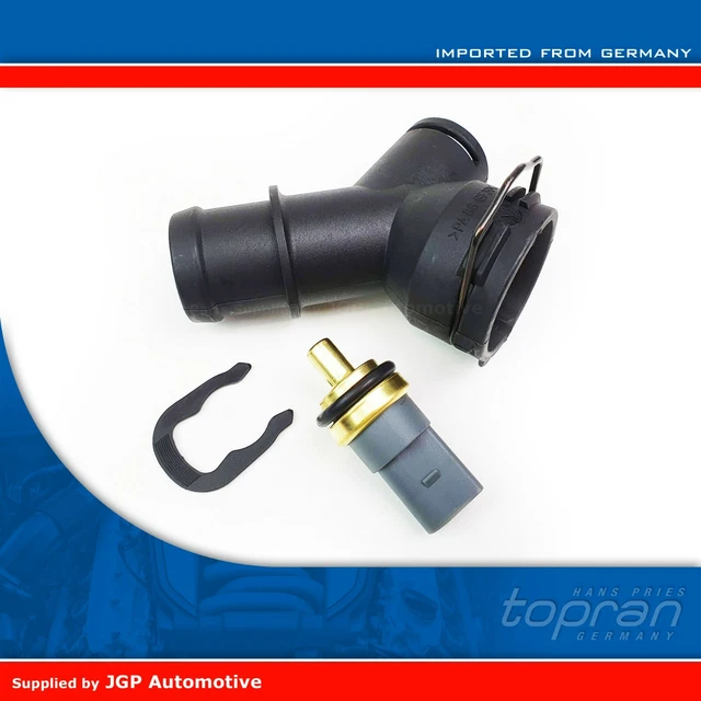 FLANGIA TUBO REFRIGERANTE radiatore inferiore e sensore temperatura VW