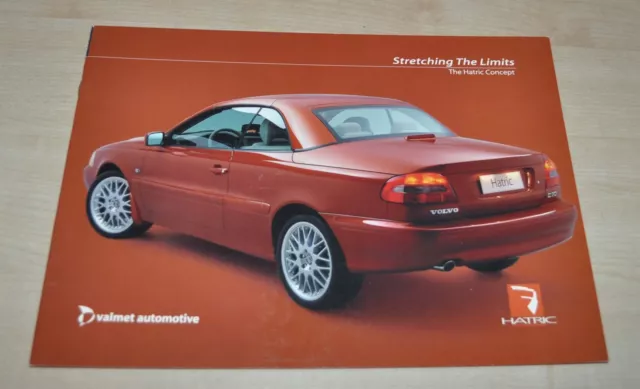 2001 Valmet Automotive Volvo C70 Hatric Brochure Prospekt EN