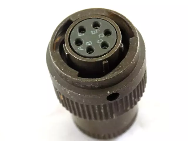 ITT Cannon Electric KPT06E10-6S KPT Connectors plug 6 pin military NOS