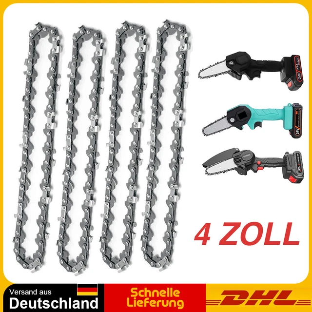 Catena Motosega 6 Pollici Catena Da 4 Pollici/6 Pollici, Accessori Per Mini Motosega Elettrica Ricambi Mini Motosega A Batteria - Foto 3