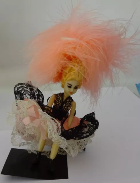 Doll in the costume of a cancan dancer. 2000s