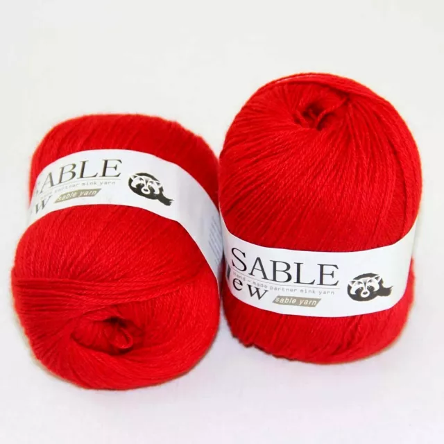Sale 2X50gr Balls Super Warm Pure High Cashmere Blankets Rugs Crochet Yarn 06