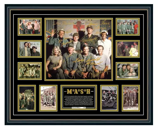 M.A.S.H. Cast Signed Limited Edition Framed Memorabilia