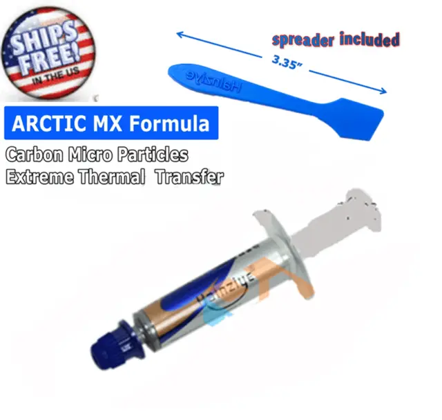 Heatsink Compound Paste Syringe High Performance Silver Thermal Grease CPU