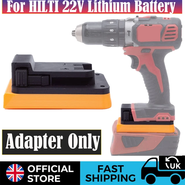 LIDL ADAPTER BATTERY For HILTI 22V Battery to Milwaukee 18V 20V Power