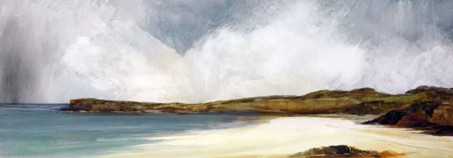 Original Scottish Art Work - Oil Painting  - Oldshoremore Bay, Sutherland