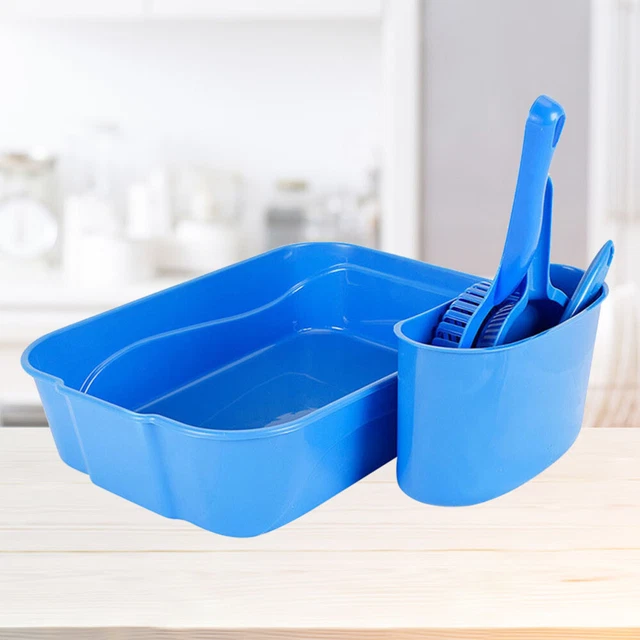 Pet Cleaning Set Cat Litter Cleaning Set Closed Cat Litter Boxes Anti-