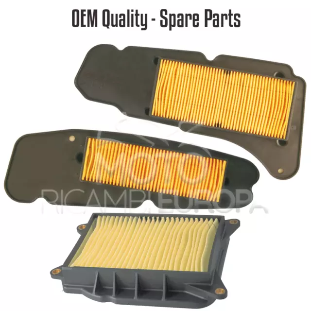 Kit Tagliando 3 Filtro Aria Tipo Originale Per Yamaha X-Max Xmax 400 2013-2015