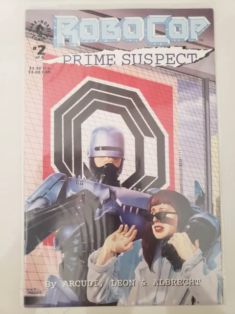 Robocop: Prime Suspect #1-4 (1992) Dark Horse Comics Full Complete Series! 3