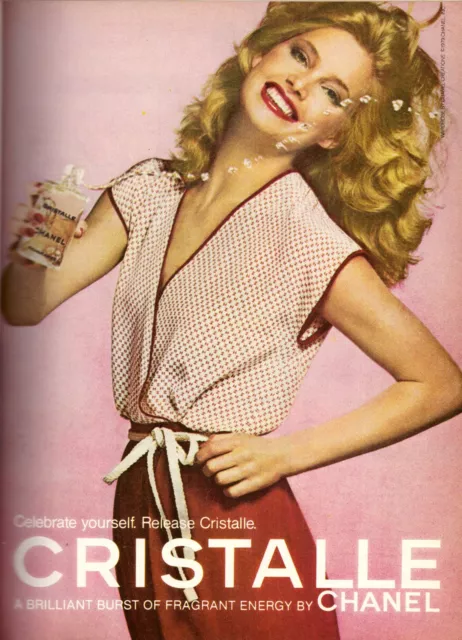 1979 CHANEL CRISTALLE Perfume Kelly Emberg Sexy Blonde Vintage Print Ad  1970s $5.89 - PicClick