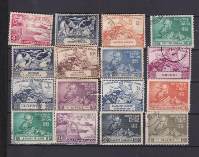 A good cat value Commonwealth 1949 UPU group many good stamps
