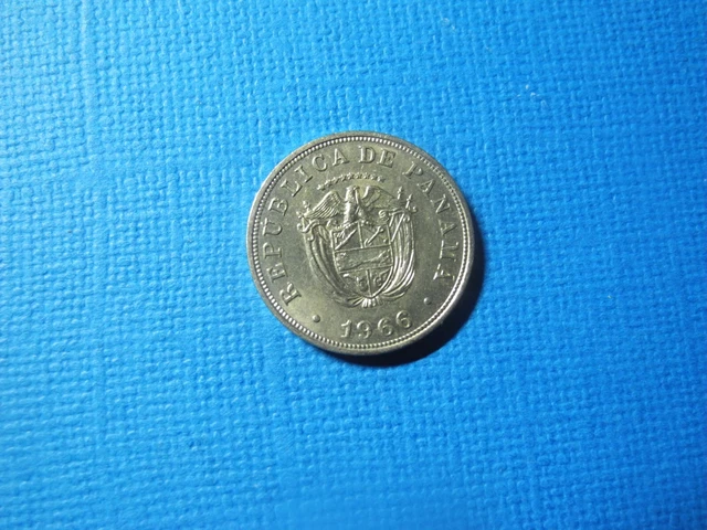 Pan229 - Panama - 5 C Entesimi - 1966
