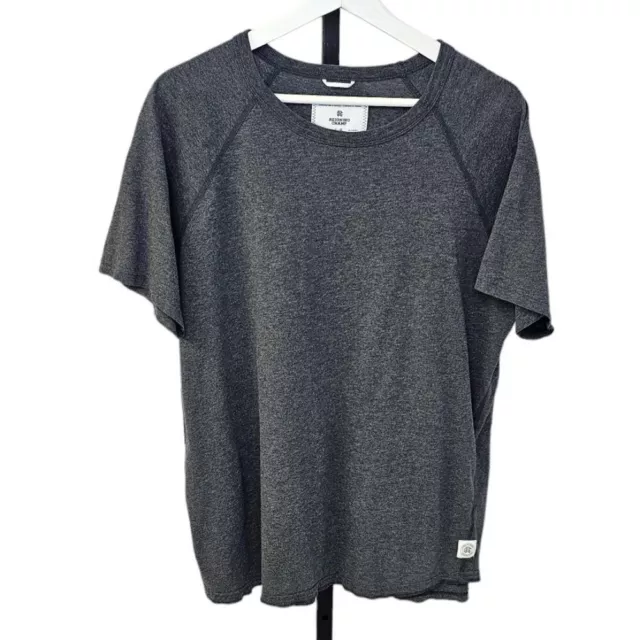 Reigning Champ Men's Short Sleeve Crew Neck T-Shirt Size Large Gray