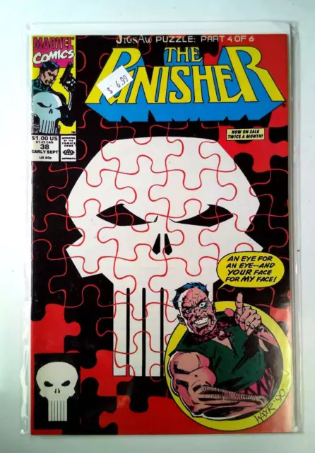The Punisher #38 Marvel Comics (1990) NM- 2nd Series 1st Print Comic Book