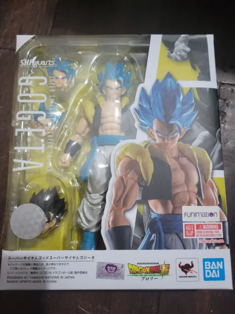 SH Figuarts Dragon Ball Z Super Broly Super Saiyan God Blue Gogeta Bandai NEW