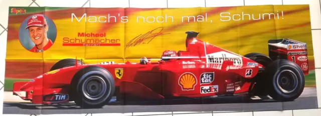 Bravo Sport XXXXXL POSTER Michael Schumacher Ferrari F1 Formel 1 - Fussball FCB