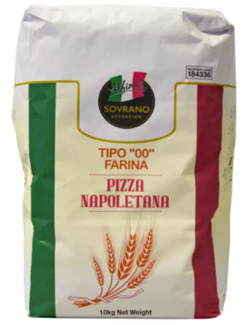 Alfinas Sovrano Flour 00 Pizza Napoletana Italian 10 Kg Bag