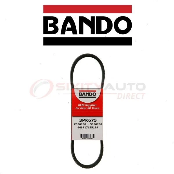 BANDO POWER STEERING and Water Pump Serpentine Belt for 20102011 Kia