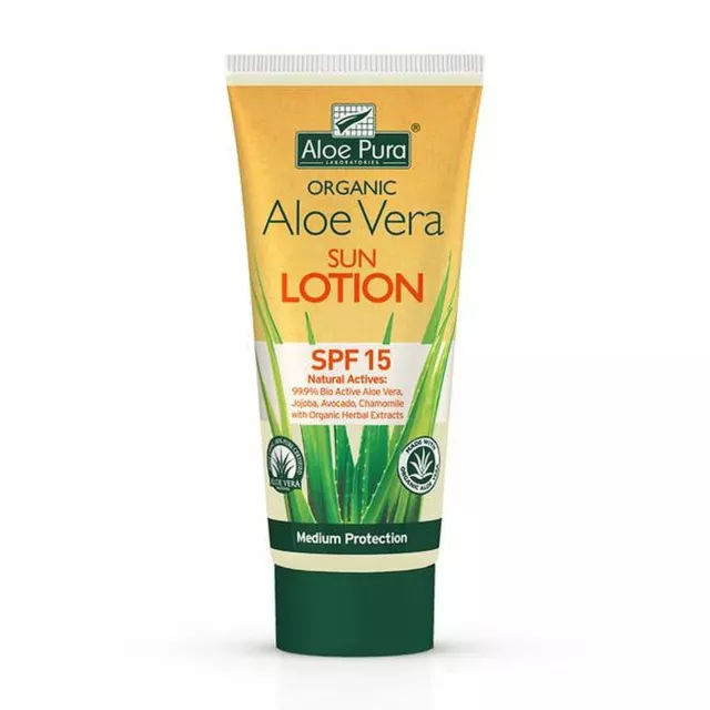 Aloe Pura Bio Aloe Vera Sonnenlotion LSF15 200ml