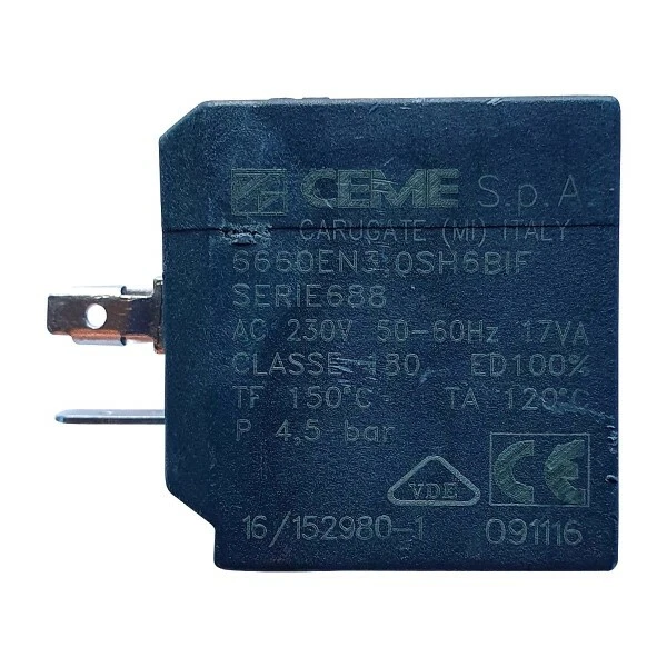 VÁLVULA MAGNÉTICA CEME 688 para generador de vapor Maxi Vapor BF004C ...