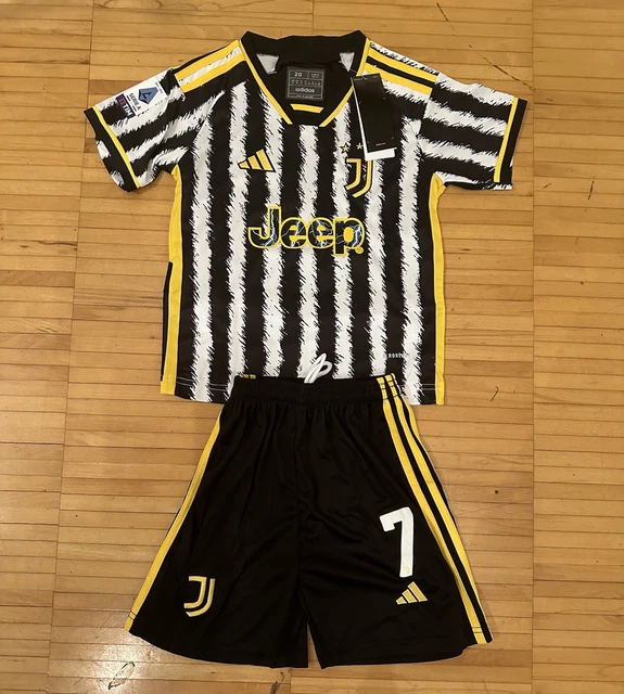 COMPLETO JUVENTUS BAMBINO 2023/2 Nr 7 CHIESA 6/7 Anni Kids Junior Shirt  Maglia EUR 39,00 - PicClick IT