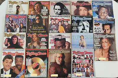 Vintage Rolling Stone Magazines 1989 - 2007 from personal collection