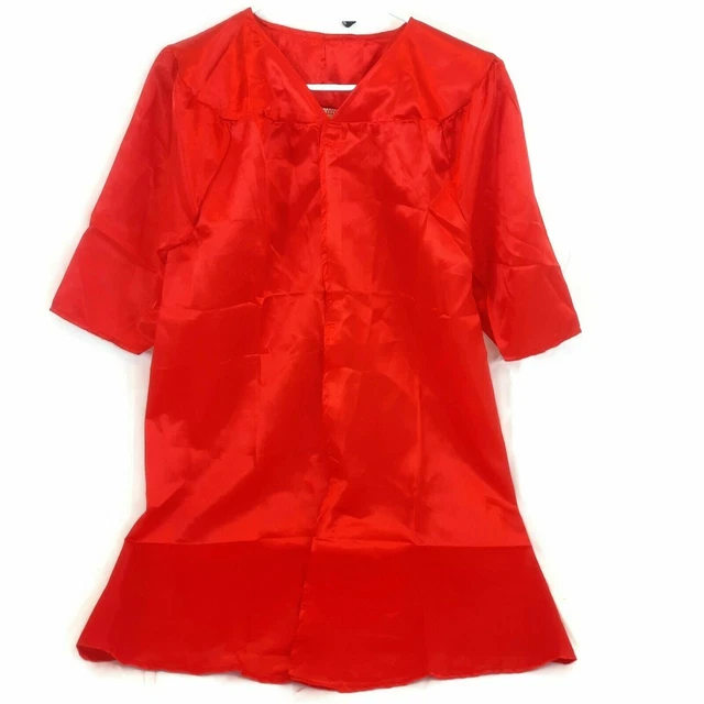 Forum Novelties Child's Graduation Robe Red One Size Gown Only Size 10 & Under