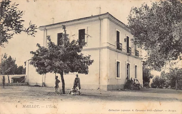 Algérie - MAILLOT M'Chedallah - L'école - Ed. A. Caravano 4