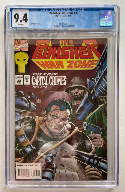 Marvel Comics The Punisher War Zone Vol 1 #33 1994 CGC 9.4
