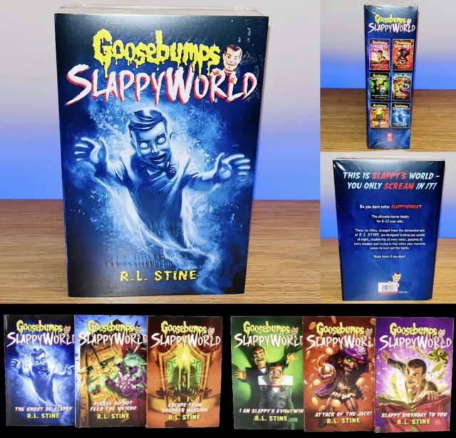 Goosebumps SlappyWorld 6 Books Collection RL Stine  Paperback Slappy Doll New