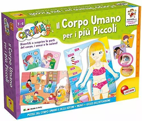 Lisciani 60269 Carotina -  Maxi Corpo Umano Per I Piu' Piccoli