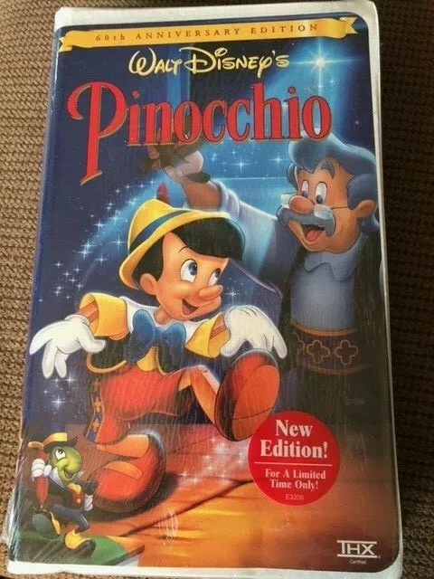 Walt Disney’s Pinocchio (VHS, 60th Anniversary Edition )