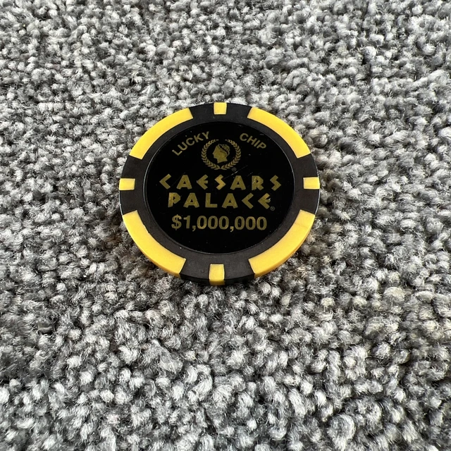 $1,000,000 Las Vegas Caesars Palace Lucky Chip Casino Chip