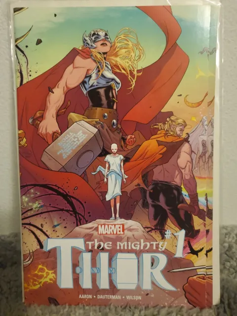 Mighty Thor Vol. 1 : Thunder in Her Veins by Jason Aaron (2017, Trade Paperback)