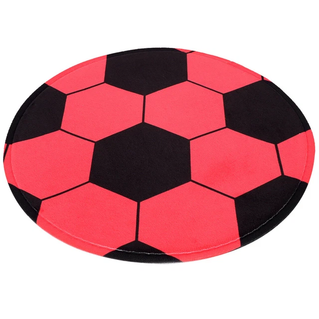 Tappeto da calcio rotondo camera da letto tappeto decorativo hotel pavimento modello calcio pavimento