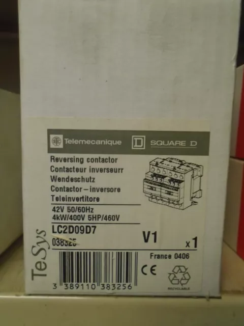 Telemecanique LC2D09D7 Reversing Contactor