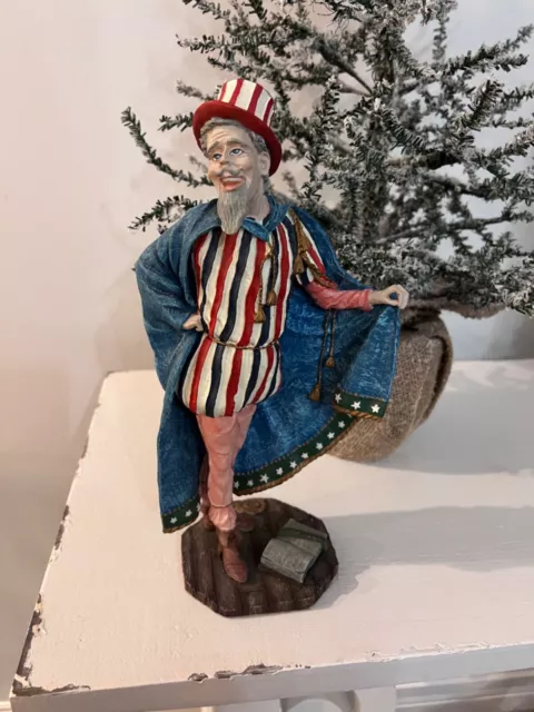 Duncan Royale History of Clown Uncle Sam Figure Limited Edition 12"