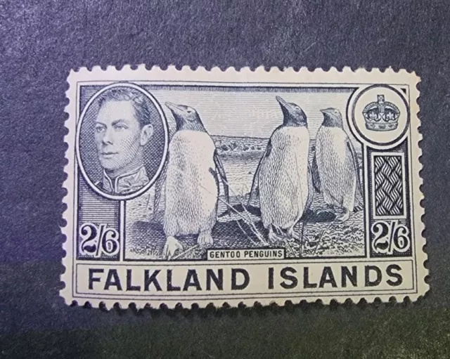 Falkland Islands  1938 KGVI 2/6s mint hinged  G5