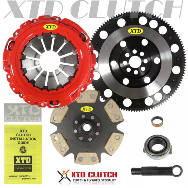 XTD STAGE 4 CLUTCH & 10LBS FLYWHEEL KIT 02-06 RSX BASE TYPE-S / 02-15 CIVIC jdm