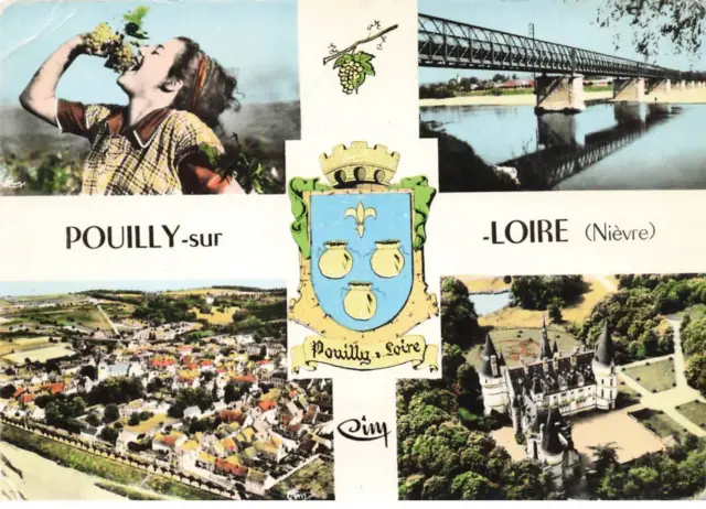 58 Pouilly Sur Loire Aa#Dc111 Multivues Pont Eglise Vue Aerienne De La Ville Et