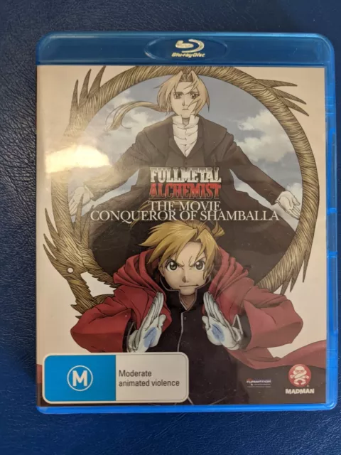 Anime Fullmetal Alchemist: Conqueror of Shamballa em Blu-ray