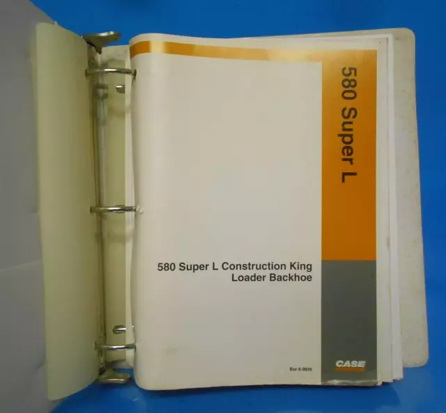 Case 580 Super L Construction King Loader Backhoe Parts Catalog 8-9930 Case 580 Super L Construction King Loader Backhoe Parts Catalog 8-9930