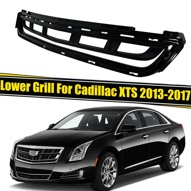 For 2013-2017 XTS Cadllac Chrome Front Mesh Bumper Grlles Upper