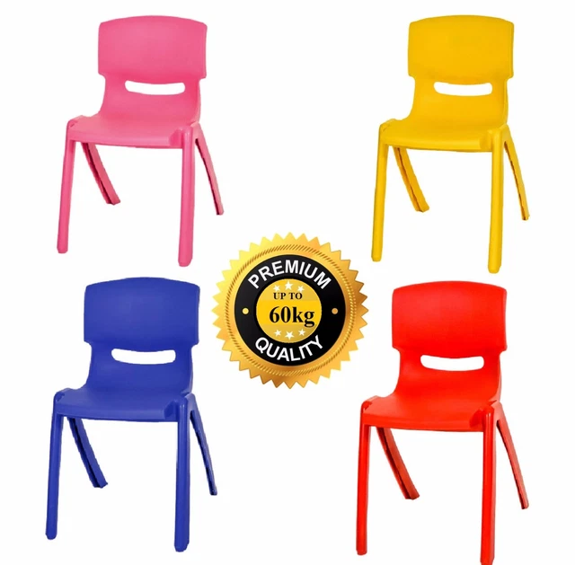 Strong Plastic Chairs For Childrens Kids Tea Party Garden Nursery School Club