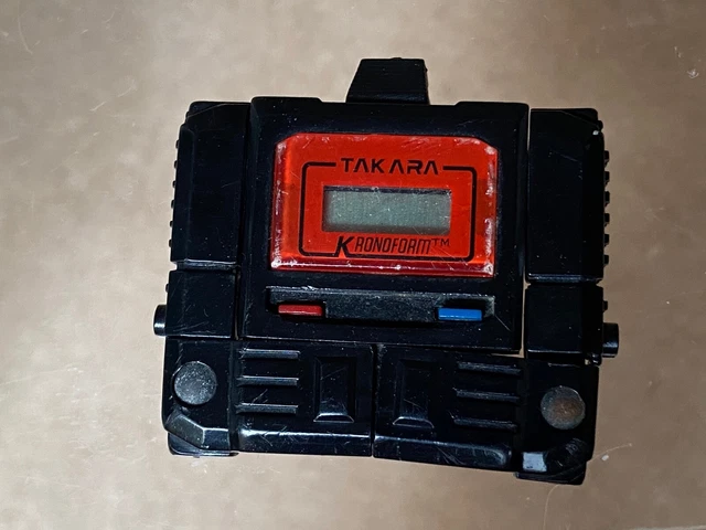 Transformers G1 1983 KRONOFORM robot watch black japan takara Transformers G1 1983 KRONOFORM robot watch black japan takara