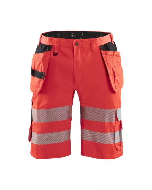 BLAKLÄDER Warnschutzshorts 1586 HighVis rot Gr.C60