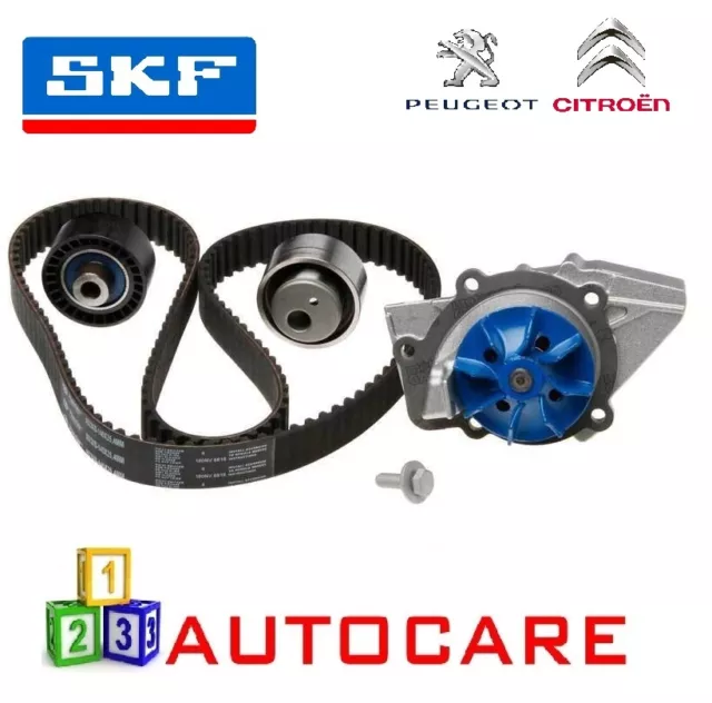 SKF Timing Belt Kit Water Pump Citroen Peugeot 1.9 D 70 Engine Cambelt Cam belt