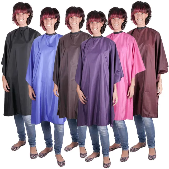 Pro Hairdressing Gown 6 Colour Water Resistant Hair Salon Cut Cape Barber Apron