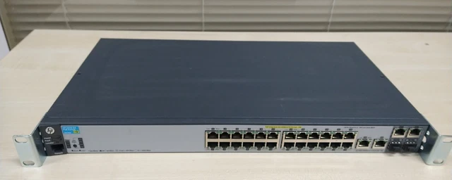 Switch HP 2520-24 PoE 24 Ports Gigabit Ethernet (J9138A) Avec Câble D'alim'